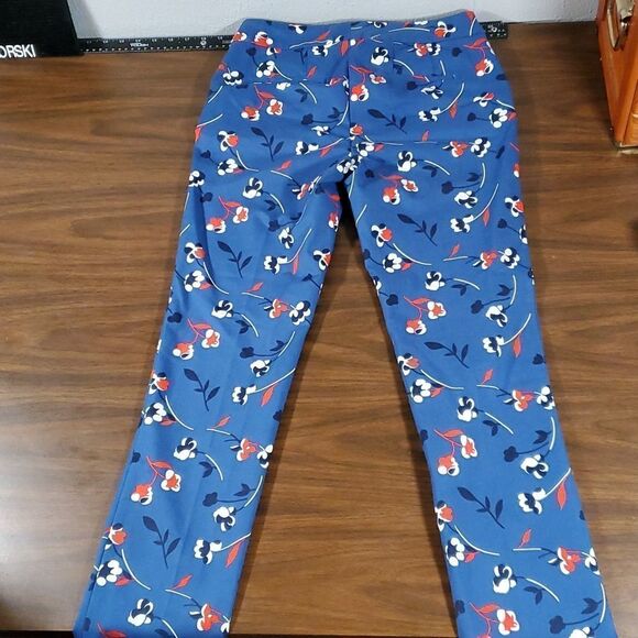 BODEN Hampshire 3/4 Length Floral Flower Print‎ Trousers Pants Sz 6 Regular 6R - Picture 9 of 12